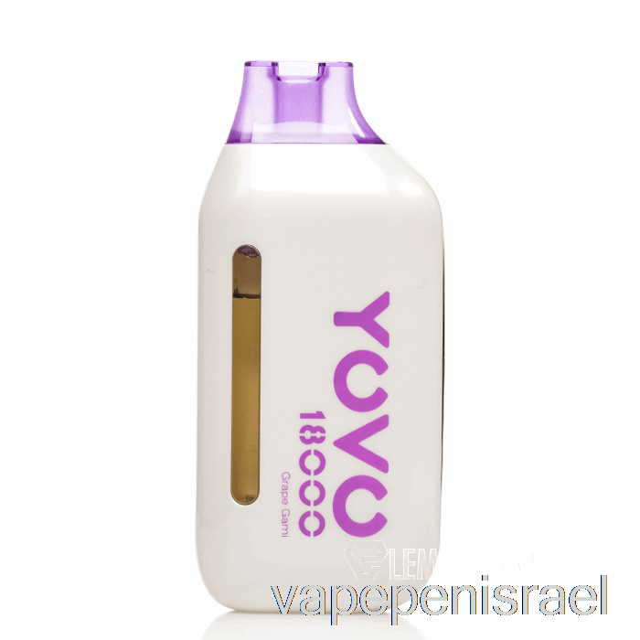 חד פעמי Vape Israel Yovo Ultra 18000 חד פעמי גמי ענבים